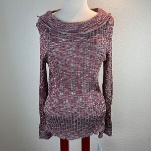 NWT JH Collectibles Cowl Neck Light Sweater Top
